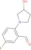 5-Fluoro-2-(3-hydroxypyrrolidin-1-yl)benzaldehyde