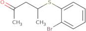 4-[(2-Bromophenyl)sulfanyl]pentan-2-one