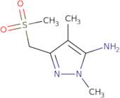 3-(Methanesulfonylmethyl)-1,4-dimethyl-1H-pyrazol-5-amine