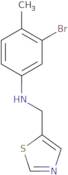 3-Bromo-4-methyl-N-(1,3-thiazol-5-ylmethyl)aniline