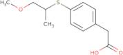 2-{4-[(1-Methoxypropan-2-yl)sulfanyl]phenyl}acetic acid