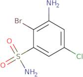 3-Amino-2-bromo-5-chlorobenzene-1-sulfonamide