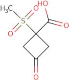 1-Methanesulfonyl-3-oxocyclobutane-1-carboxylic acid