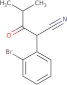 2-(2-Bromophenyl)-4-methyl-3-oxopentanenitrile