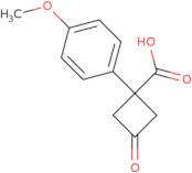 1-(4-Methoxyphenyl)-3-oxocyclobutanecarboxylic Acid