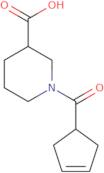 1-(Cyclopent-3-ene-1-carbonyl)piperidine-3-carboxylic acid