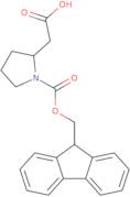 2-(1-[(9H-Fluoren-9-ylmethoxy)carbonyl]pyrrolidin-2-yl)acetic acid