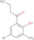 1-(5-Bromo-2-hydroxy-3-methylphenyl)butan-1-one