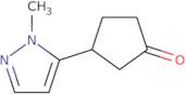 3-(1-Methyl-1H-pyrazol-5-yl)cyclopentan-1-one