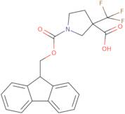 1-{[(9H-Fluoren-9-yl)methoxy]carbonyl}-3-(trifluoromethyl)pyrrolidine-3-carboxylic acid