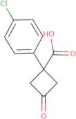 1-(4-Chlorophenyl)-3-oxocyclobutane-1-carboxylic acid