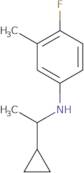 N-(1-Cyclopropylethyl)-4-fluoro-3-methylaniline