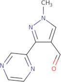 1-methyl-3-(pyrazin-2-yl)-1h-pyrazole-4-carbaldehyde