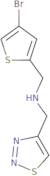 [(4-Bromothiophen-2-yl)methyl](1,2,3-thiadiazol-4-ylmethyl)amine