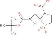 2-(tert-Butoxycarbonyl)-5-thia-2-azaspiro[3.4]octane-8-carboxylic acid 5,5-dioxide