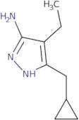 3-(Cyclopropylmethyl)-4-ethyl-1H-pyrazol-5-amine