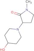 3-(4-Hydroxypiperidin-1-yl)-1-methylpyrrolidin-2-one