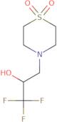 4-(3,3,3-Trifluoro-2-hydroxypropyl)-1λ6-thiomorpholine-1,1-dione