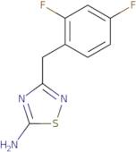 3-[(2,4-Difluorophenyl)methyl]-1,2,4-thiadiazol-5-amine