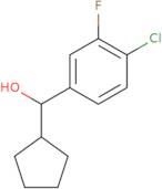 (4-Chloro-3-fluorophenyl)(cyclopentyl)methanol