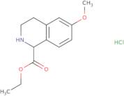 ethyl 6-methoxy-1,2,3,4-tetrahydroisoquinoline-1-carboxylate hcl