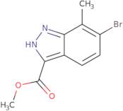 6-Bromo-7-methyl-1H-indazole-3-carboxylic acid methyl ester