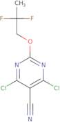 4,6-Dichloro-2-(2,2-difluoro-propoxy)-pyrimidine-5-carbonitrile