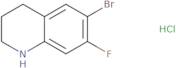 6-Bromo-7-fluoro-1,2,3,4-tetrahydro-quinoline hydrochloride