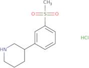 3-(3-Methanesulfonyl-phenyl)-piperidine hydrochloride