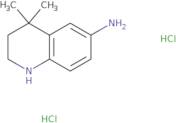 4,4-Dimethyl-1,2,3,4-tetrahydro-quinolin-6-ylamine dihydrochloride