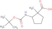 Trans-2-tert-butoxycarbonylamino-1-methyl-cyclopentanecarboxylic acid