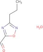 3-Propyl-[1,2,4]oxadiazole-5-carbaldehyde hydrate