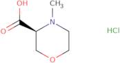 (S)-4-Methyl-morpholine-3-carboxylic acid hydrochloride ee