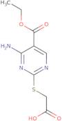 2-{[4-Amino-5-(ethoxycarbonyl)pyrimidin-2-yl]sulfanyl}acetic acid