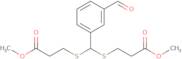 Dimethyl 3,3'-(((3-formylphenyl)methylene)-bis(sulfanediyl))dipropanoate