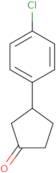 3-(4-Chlorophenyl)cyclopentan-1-one