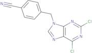 4-((2,6-Dichloro-9H-purin-9-yl)methyl)benzonitrile
