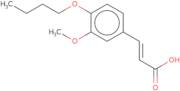 (2E)-3-(4-Butoxy-3-methoxyphenyl)prop-2-enoic acid
