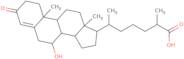 7-Hydroxy-3-oxo-cholest-4-en-26-oic acid