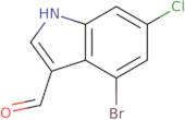 4-Bromo-6-chloro-1H-indole-3-carbaldehyde
