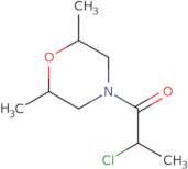 2-Chloro-1-(2,6-dimethylmorpholin-4-yl)propan-1-one