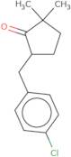 5-[(4-Chlorophenyl)methyl]-2,2-dimethylcyclopentan-1-one