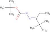 (E)-tert-Butyl 2-(2,2-dimethylpentan-3-ylidene)hydrazinecarboxylate