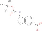 1-{[(tert-Butoxy)carbonyl]amino}-2,3-dihydro-1H-indene-5-carboxylic acid