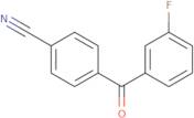 4-[(3-Fluorophenyl)carbonyl]benzonitrile