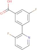 3-Fluoro-5-(3-fluoropyridin-2-yl)benzoic acid