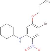 4-Bromo-N-cyclohexyl-2-nitro-5-propoxyaniline