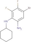 5-Bromo-2-(N-cyclohexylamino)-3,4-difluoroaniline