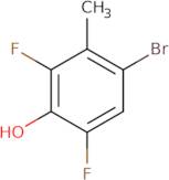 4-Bromo-2,6-difluoro-3-methylphenol