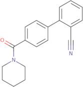 2-[4-(Piperidinocarbonyl)phenyl]benzonitrile